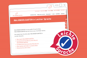 Leichte Sprache: Unser Internetauftritt jetzt mit Qualitätssiegel