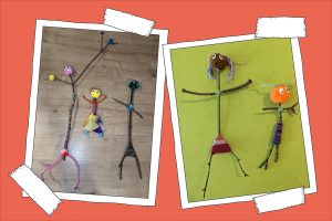 Stockmännchen im Elterncafé