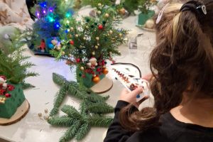 Adventsbasteln in der Kita Frankenstraße