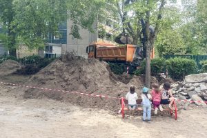 Gartenumbau in der Kita Habersaathstraße