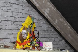 Müll-Kunstwerke in der Kita Preußstraße